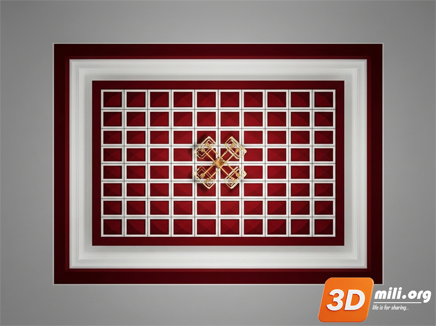 Ceiling Decoration Skp Files